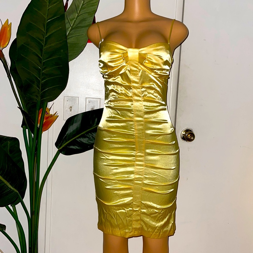 TABOO SATIN STRETCHY DRESS